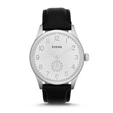 Fossil Fs4850 Erkek Kol Saati Deri Saat Siyah Saatler Deri