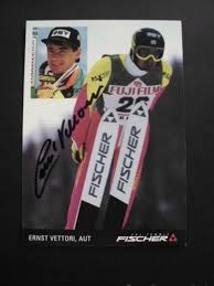 Ernst vettori (born june 25, 1964 in hall in tirol ) is a former austrian ski jumper. Autogramm Shop Von Gerhard Ettinger