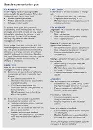 Sample Communication Plan Communication Plan Template Communications Plan Internal Communications