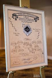Harry Potter The Marauders Map Wedding Seating Chart