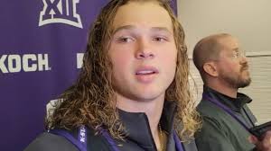 Kansas State football quarterback Avery Johnson talks about the Wildcats  win over Kansas