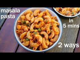 Youtube Pasta Recipes Indian Pasta Indian Style Recipe Pasta Indian Style