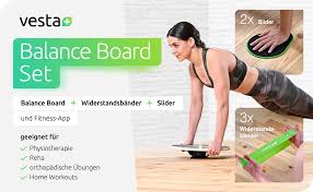 Check spelling or type a new query. Vesta Balance Board Holz Fitness App 3x Fitnessbander 2x Slider Wackelbrett Balance Board Erwachsene Physiotherapie Balance Trainer Aus Nachhaltigem Eichenholz Der Balance Board Testsieger Amazon De Sport Freizeit