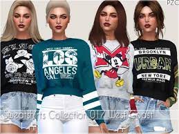 1m+ custom content such as … The Sims Resource Sweatshirts Collection 017 West Coast By Pinkzombiecupcakes Sims 4 Downloads Sims 4 Clothing Sims 4 Mods Clothes Sims