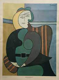 ɡeɾˈnika) from the old spanish name for the city of gernika (basque: Pablo Picasso Original Plakat 70ziger Jahre Ausstellung Chicago Ebay