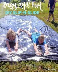 Maybe you would like to learn more about one of these? How To Make A Diy Slip N Slide Summer Fun For Kids Diy Beautify Creating Beauty At Home