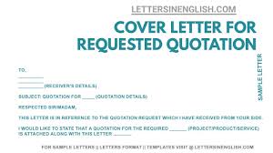 Free downloadable cover letter examples. Cover Letter For Quotation Request Sample Letter For Quotation Request Letters In English Youtube