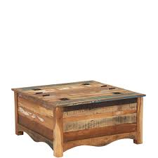 Great rustic garden feature, naturally curved wood.solid oak seat handmade from reclaimed wood: Little Tree Furniture Riya Reclaimed Wood Trunk Coffee Table 379 00 Go Furniture Co Uk