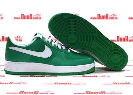 Nike air force 1 'st. Nike Air Force 1 Low Green White Sneakerfiles