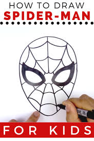 Firstly, we portray a stickman. 10 Easy Video Spiderman Drawing Tutorials For Kids