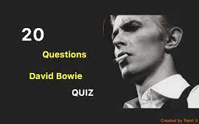 When david bowie suddenly passed away in 2016, his departure sent the world into mourning. David Bowie Trivia Quiz 20 Questions Nsf Music Magazine