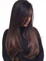 Brazilian Hair Wigs Long Hair Styles Balayage Hair Hair Color Dark