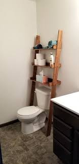 Make your study rooms and dorm rooms immaculate by organizing all your bookish stuff on a ladder shelf. 45 Best Over The Toilet Storage Ideas And Designs For 2021
