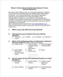 Use the menu to see other pages.doctors are working to learn more about cup, ways to prevent cancer, how to be. Free 4 Dissertation Questionnaire Examples Samples In Pdf Doc Examples