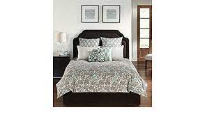 Select the color and size you want to create an amazing rich look to your bedroom. Amazon Com Angelo Home Usa Comforter With Filler Set King 6 Piece Home Kitchen
