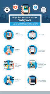 11 Ideas For Instagram Carousel You Need To Try Now Instagram Marketing Infographic Marketing Instagram Marketing Strategy
