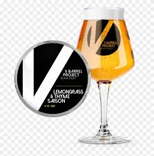 Download Lemongrass Thyme Saison Teku Beer Glass Mockup Clipart 5326641 Pikpng