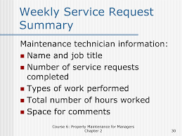 Additionally, employer maintenance supervisor job descriptions list property management as a desirable experience, even though property management appears 2.26 times less on resumes, suggesting that it's worth considering including this keyword if you possess the experience. Property Maintenance For Managers Ppt Download