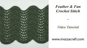 Inside this pattern you will see that it suggests. Feather Fan Crochet Stitch Pattern With Video Tutorial
