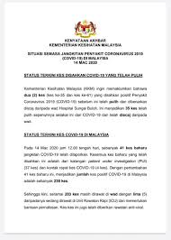 A secondary and specialist hospital, it serves as a referral centre for patients from primary and health centres in the state as well as the northern part of johor and the. Kkmalaysia On Twitter Situasi Semasa Covidãƒ¼19 Di Malaysia 14 Mac 2020 1 41 Kes Baru Menjadikan 238 Keseluruhan Setakat Ini 2 Dua Kes Telah Sembuh Menjadikan 35 Pesakit Telah Sembuh Dan Discaj