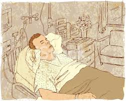 The drawing shows layout plan with all interior wall elevations including design concepts and required blow up details. Asleep In A Hospital Room Stock Vector Freeimages Com