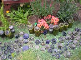 Pin By Julie Fulton On Refresh Refunction Refurbish Words To Live By Wine Bottle Garden Bottle Garden Garden Borders