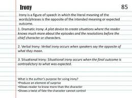3 Types Of Irony Definition A Figure Of Speech Ppt Video Online Download