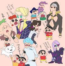 ばぢこりｯ おしゃれまとめの人気アイデア pinterest jancelly gonzalez ジョジョ パロディ ジョジョ 漫画 クレヨンしんちゃん イラスト