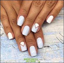 Construye unas uñas de gel fuertes y resistentes para que nada pueda pararte! 113 Elegantes Disenos De Unas Para Unas Cortas Pagina 2 Nail Nails Woman Summernai Manicura Para Unas Cortas Unas De Gel Blancas Manicura De Unas