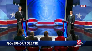 Charlie Baker Jay Gonzalez Spar In Last Debate Before Election Youtube