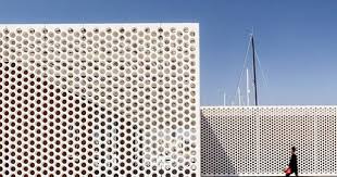 Scob Architecture And Landscape Has Built A Restaurant And An Office Block In Barcel Barcelona Architecture Facade Architecture Architecture Exterior