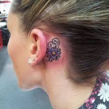 What does a 777 tattoo mean? 150 Behind The Ear Tattoos That Will Blow Your Mind Wild Tattoo Art