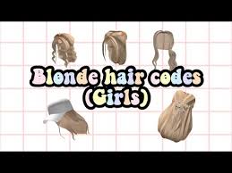 Aesthetic Blonde Hair Girls Not Redeemable Promo Codes Youtube