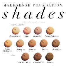 Foundation Shades Foundation Colors Makesense Foundation