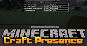 If lan games such as minecraft cannot connect to the server then you are most . Craftpresence Mod 1 17 1 1 16 5 1 12 2 Minecraft Mods Pc