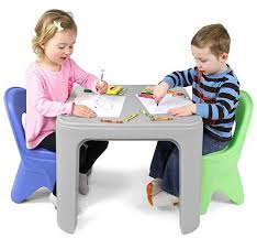 This table and chair set features three pieces, two chairs, and a table. 5 Best Table And Chair Sets For Preschool Kids In 2021 Best Kid Stuff