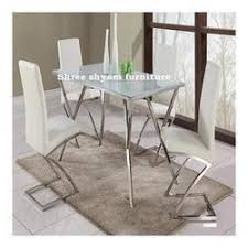 Glass and metal rectangular dining table. Modern Glass Dining Table At Rs 20000 Set S Harcharan Nagar Ludhiana Id 4254172262