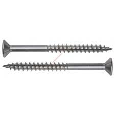 Les vis inox allié à l'outillage adéquat permettent un montage rapide et facile de vos lames de terrasse. Vis A Bois Inox A2 4 5x50 Screxs Filetage Partiel Empreinte Etoile