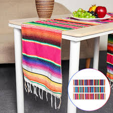 I hope you will use my faux mexican serape table runner as a jumping off point to showcase your kunin creativity and create some cinco de mayo home decor! Buy Mexican Serape Table Runner Cotton Tablecloth Festival Party Wedding Home Decor At Affordable Prices Price 6 Usd Free Shipping Real Reviews With Photos Joom