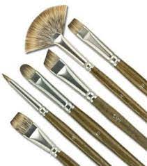 Artist pointed pencil brushes set of 6. China Squirrel Hair Art Watercolor Brush Set China Squirrel Hair Brush Art Brush