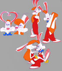 72525 - safe, artist:icurauser, jessica rabbit (roger rabbit), roger rabbit  (roger rabbit), anthro, who framed roger rabbit, female, furrified, male,  same species - Furbooru