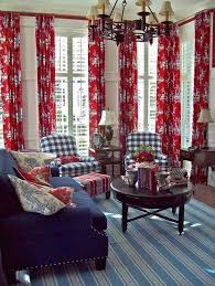 Diy By Design Living Room Red Blue Rooms Blue Living Room