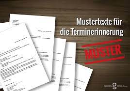 Check spelling or type a new query. Textvorschlage Fur Terminerinnerungen In Der Arztpraxis Gordon Seipold