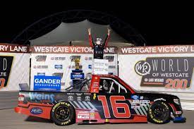 This page lists nascar drivers born outside the united states, who have won at least once in any of the top three series. Austin Hill Wins Nascar Truck Series Race In Las Vegas Las Vegas Review Journal