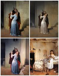 Francesco hayez, autoritratto a ottantotto anni (1879) galleria d'arte moderna, venezia. Il Bacio Torinese Di Hayez Nel Progetto Artorin The Light Canvas