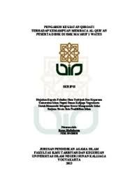 Download qiroati jilid 1 pdf. Pengaruh Kegiatan Qiroati Terhadap Kemampuan Membaca Al Qur An Peserta Didik Di Smk Ma Arif 1 Wates Institutional Repository