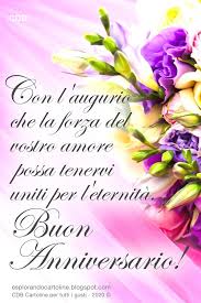 Cartolina Buon Anniversario Con L Augurio Che La Forza Del Vostro Amore Pos Buon Anniversario Auguri Di Buon Anniversario Di Matrimonio Anniversario