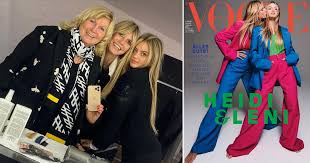 Paparazzi photos of leni or her. Heidi Klum Poses With Her Mom And Daughter Leni On Vogue Germany Set Metro News
