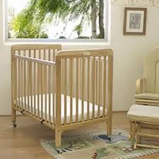 L A Baby Cw 883a The Little Wood Crib 24 X 38 Natural Mini Portable Folding Wood Crib With 3 Vinyl Covered Mattress Wood Crib Cribs Vinyl Cover