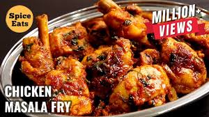 Quick Masala Fried Chicken Chicken Fry Masala Recipe Tawa Fried Chicken Youtube Masala Recipe Fried Chicken Recipes Chicken Spices